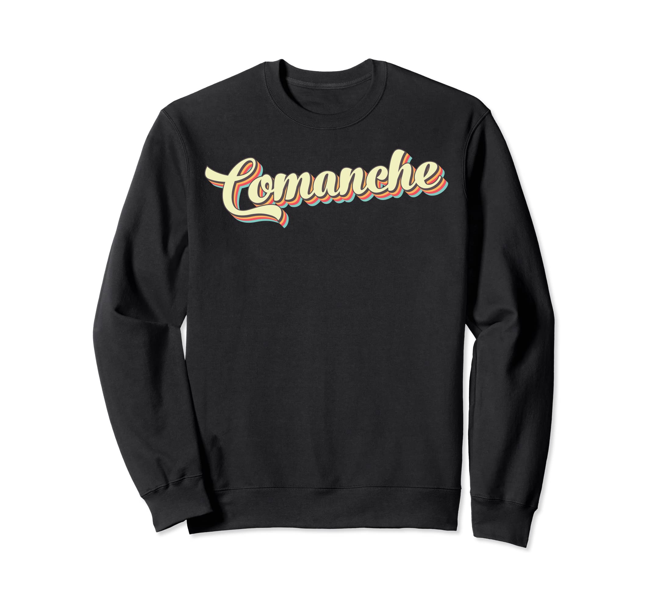 Comanche Art Baseball Font Sweatshirt - Graphic Print for Adults - T-Shirt, Sweatshirt, Hoodie