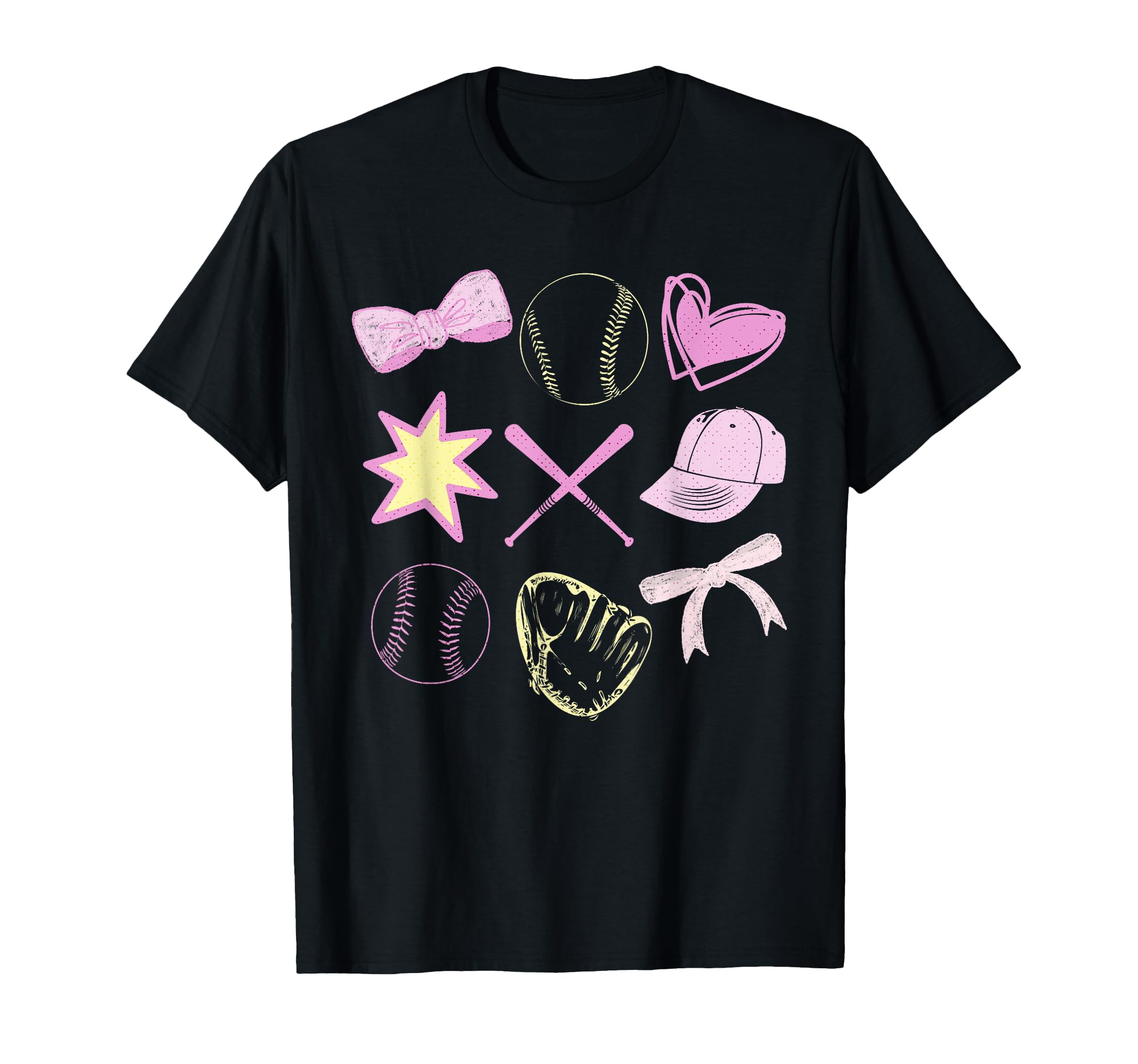 Baseball Mom Coquette Bow Mothers Day T-Shirt - Novelty Apparel Unisex - T-Shirt, Sweatshirt, Hoodie