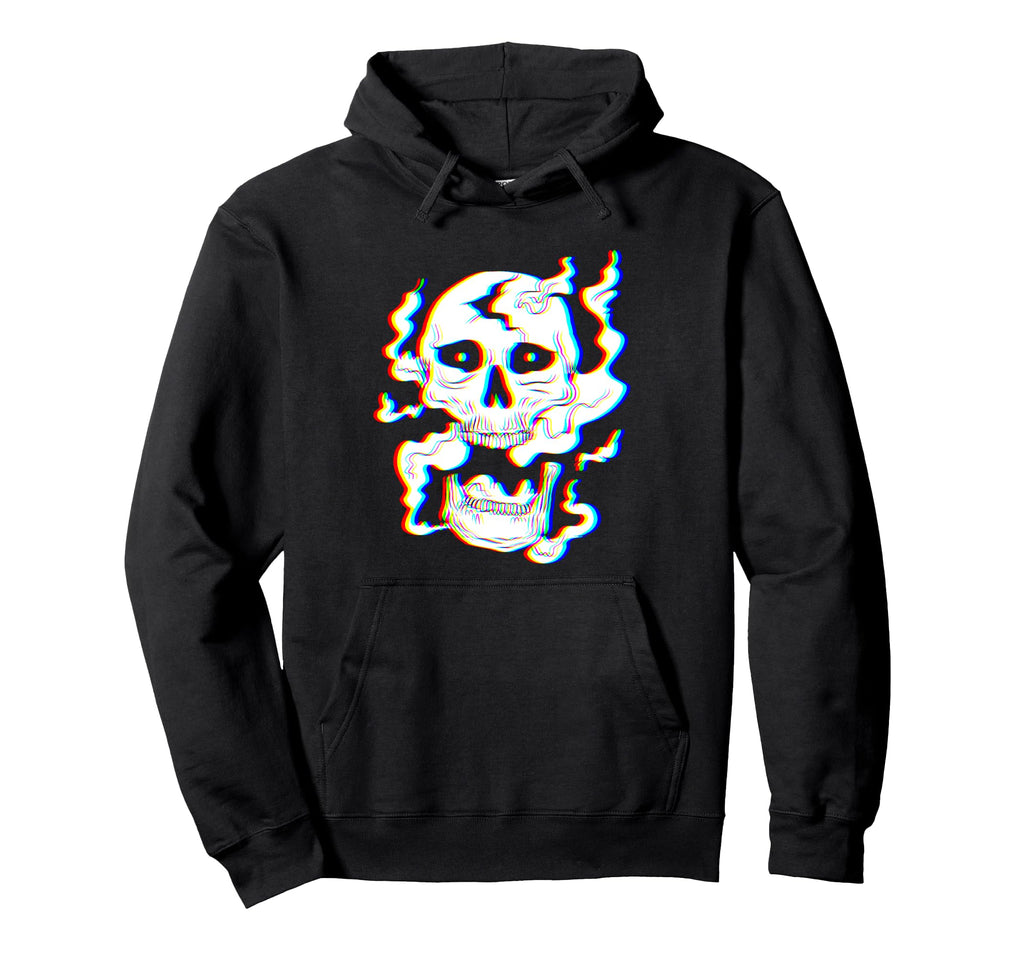 Glitch Art Vaporwave Aesthetic Edm Hoodie - Fun Novelty Design for Adults - T-Shirt, Sweatshirt, Hoodie