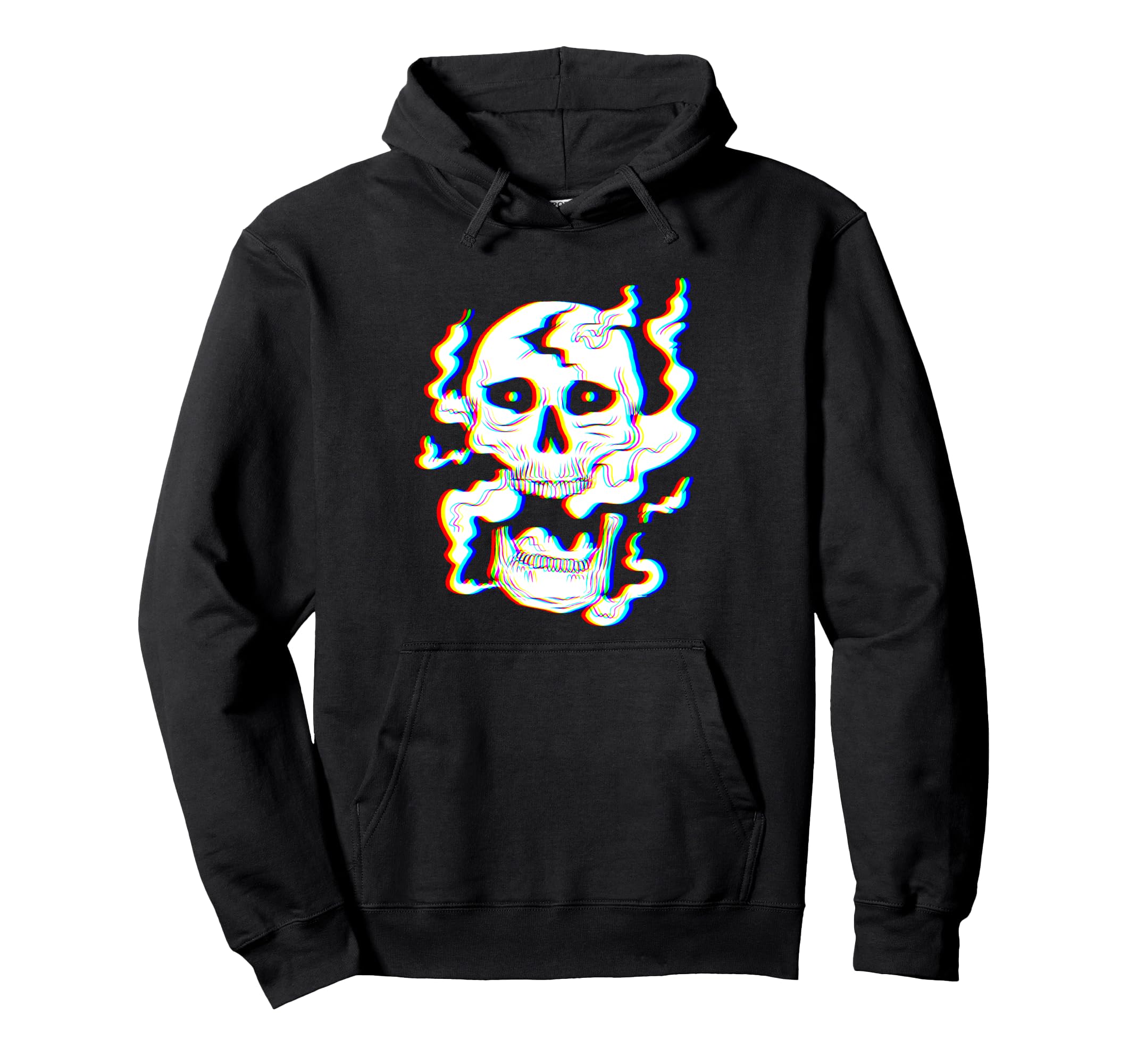 Glitch Art Vaporwave Aesthetic Edm Hoodie - Fun Novelty Design for Adults - T-Shirt, Sweatshirt, Hoodie