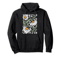 Boho Daisy Flower Colors Botanical Hoodie - Streetwear Style for Adults - T-Shirt, Sweatshirt, Hoodie