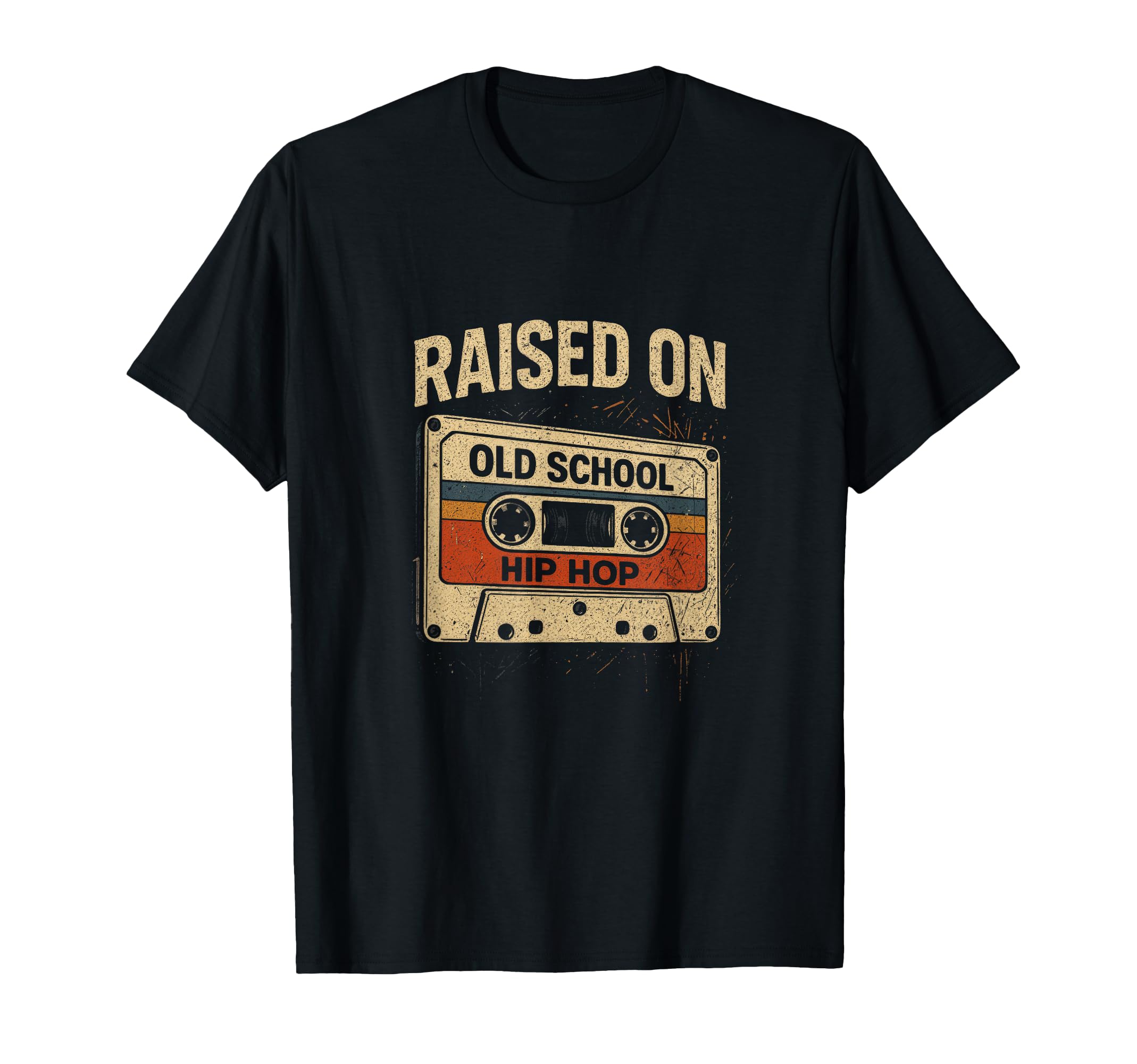 Raised Old School Hip Hop Hiphop Urban T-Shirt - Novelty Apparel Men Women - T-Shirt, Sweatshirt, Hoodie