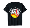 Mens Papa Ballers Funny Baseball T-Shirt - Minimalist Print for Adults - T-Shirt, Sweatshirt, Hoodie