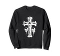 Y2K Goth Alt Grunge Cross Gothic Sweatshirt - Aesthetic Graphic for Adults - T-Shirt, Sweatshirt, Hoodie
