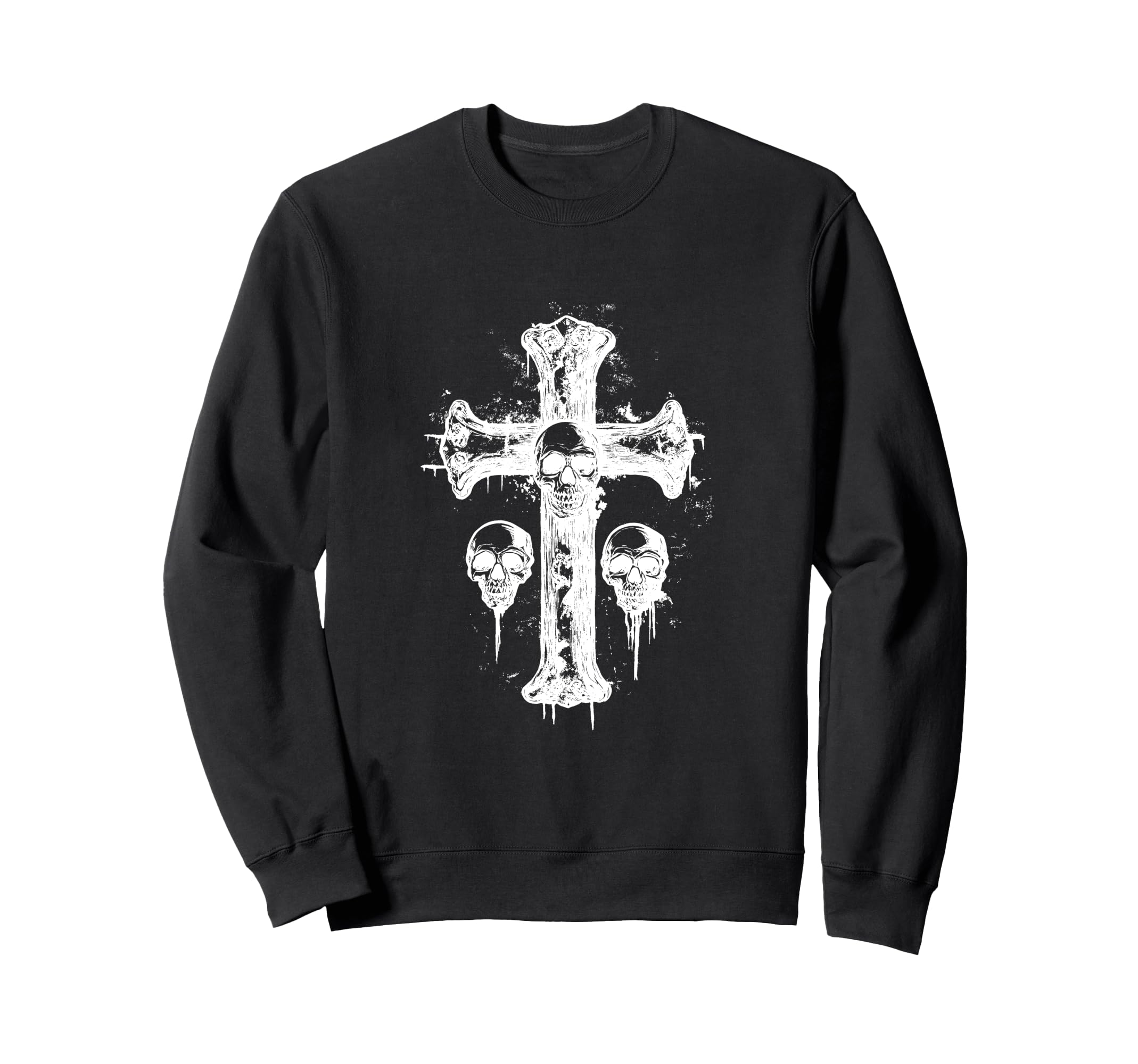 Y2K Goth Alt Grunge Cross Gothic Sweatshirt - Aesthetic Graphic for Adults - T-Shirt, Sweatshirt, Hoodie