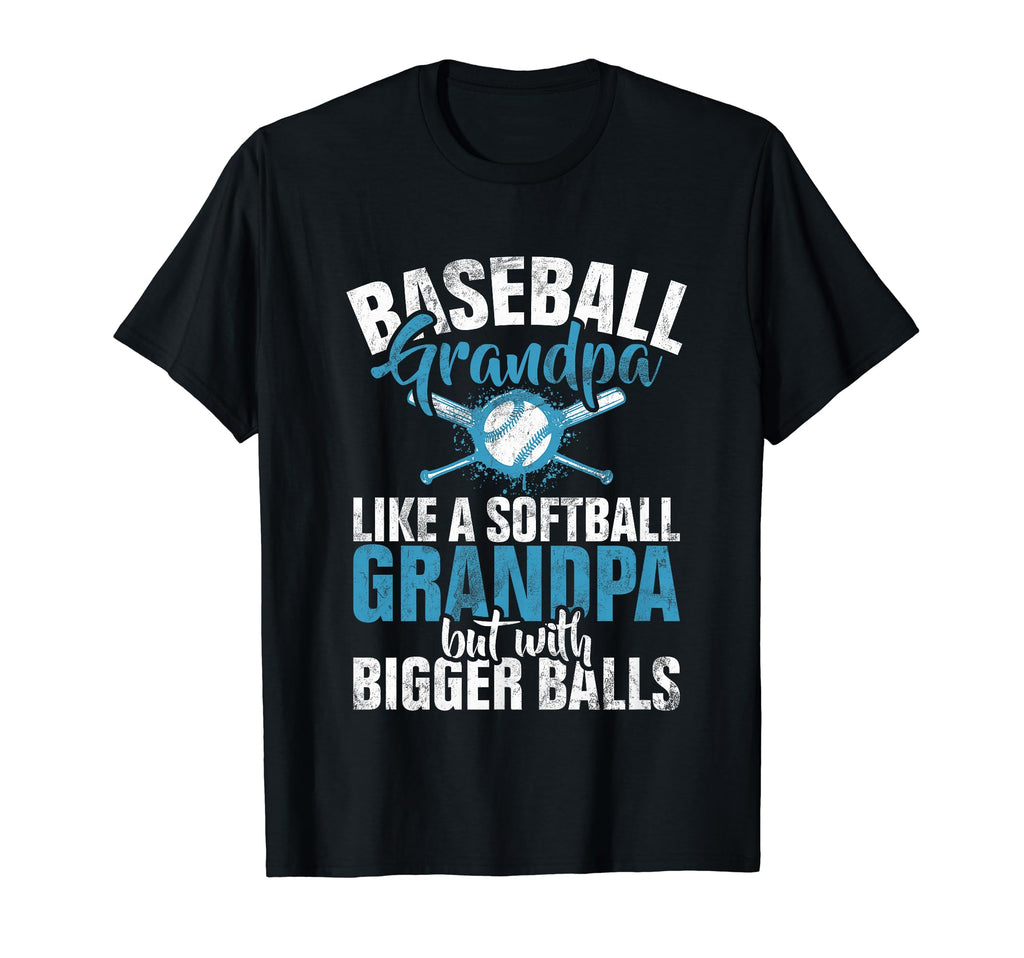 Baseball Grandpa Like Softball Grandpa T-Shirt - Minimalist Print Unisex - T-Shirt, Sweatshirt, Hoodie