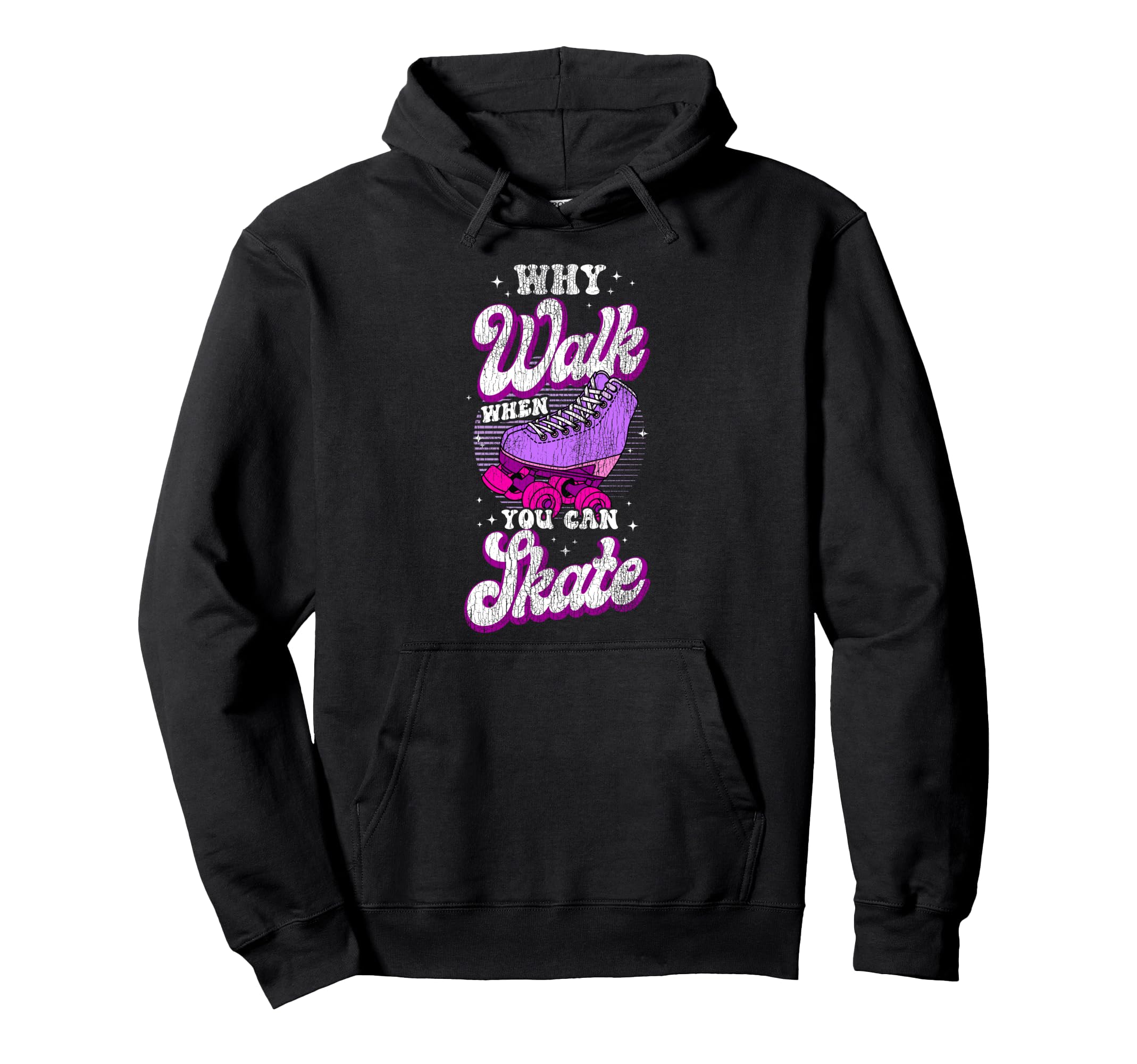 Roller Skating Skate 1970S Hoodie - Graphic Print Unisex - T-Shirt, Sweatshirt, Hoodie