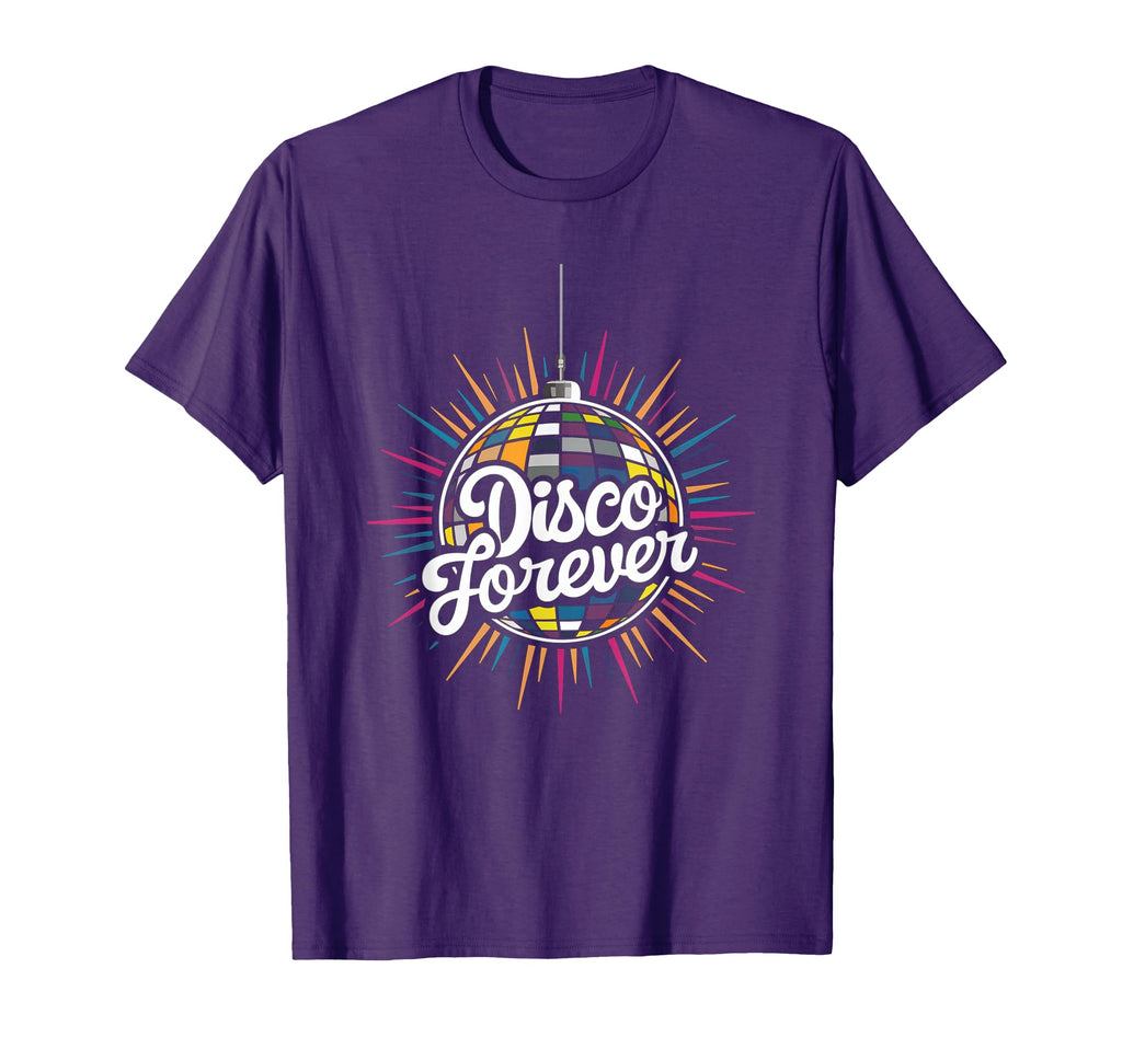 Disco Forever 70S 80S Discoball T-Shirt - Unique Graphic Unisex - T-Shirt, Sweatshirt, Hoodie