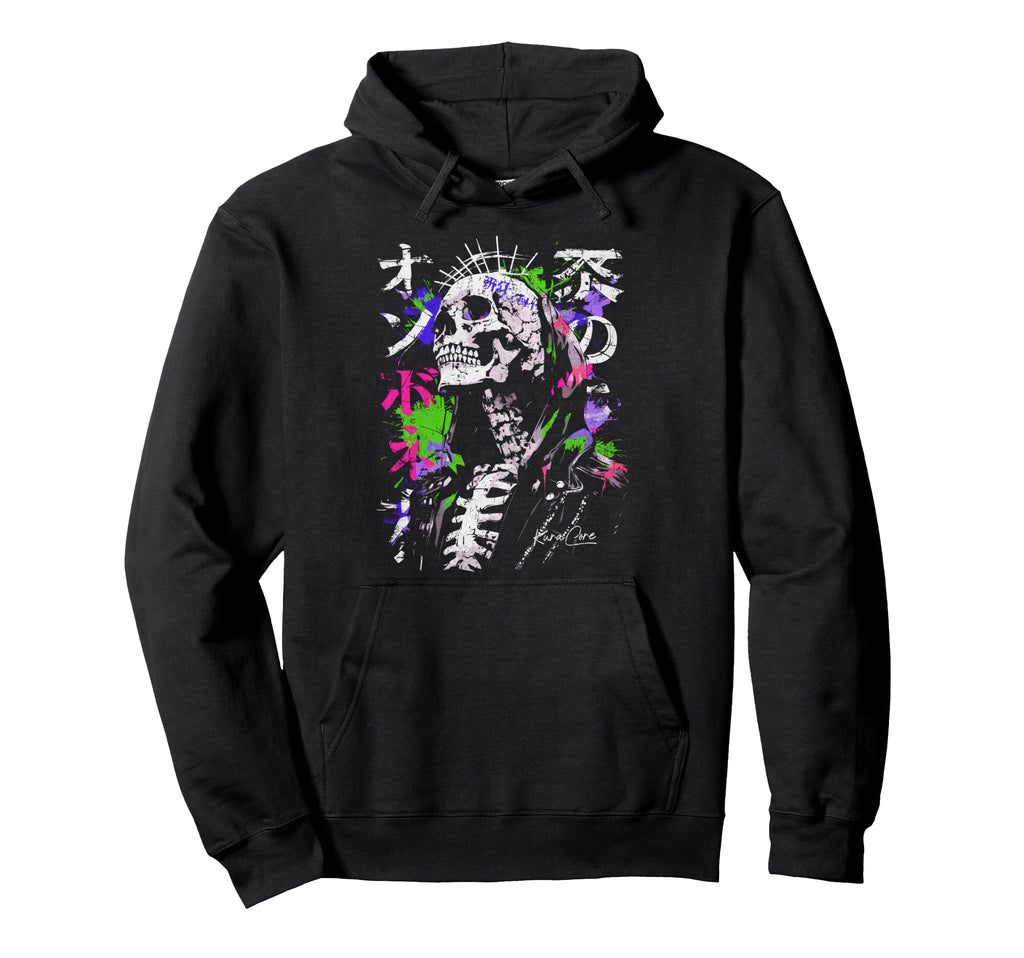 Japanese Streetwear Cyberpunk Y2K Hoodie - Aesthetic Graphic for Adults - T-Shirt, Sweatshirt, Hoodie