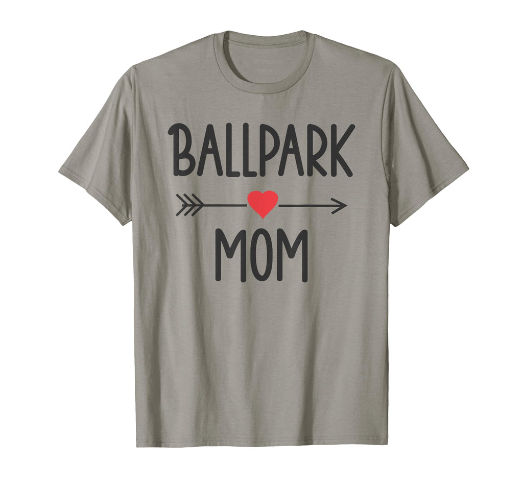 Ballpark Mom Funny Baseball Softball T-Shirt - Custom Art Print Unisex - T-Shirt, Sweatshirt, Hoodie