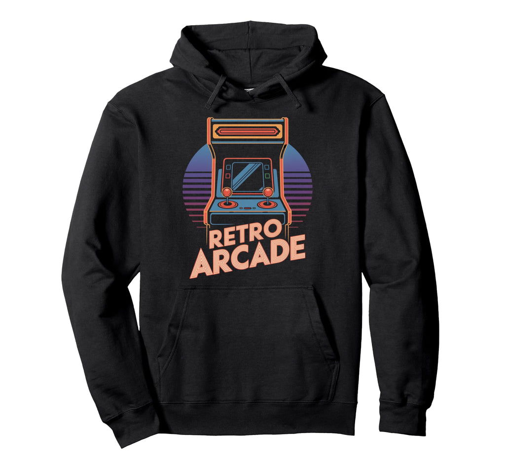 Arcade Cabinet 80S Gaming Aesthetic Hoodie - Trendy Graphic for Adults - T-Shirt, Sweatshirt, Hoodie