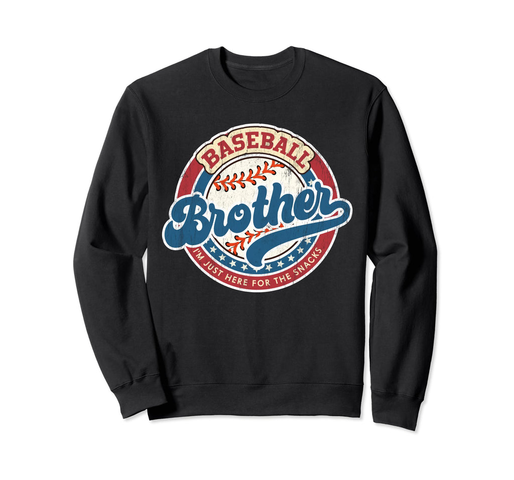 Baseball Brother Family Sweatshirt - Casual Everyday Wear for Adults - T-Shirt, Sweatshirt, Hoodie