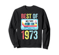 Best 1973 Cassette Tape Sweatshirt - Casual Everyday Wear for Adults - T-Shirt, Sweatshirt, Hoodie