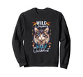 Boho Cat Bohemian Wild Whiskers And Sweatshirt - Graphic Print Men Women - T-Shirt, Sweatshirt, Hoodie
