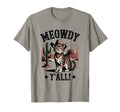 Meowdy You All Whiskers Wind Cowboy T-Shirt - Custom Art Print Unisex - T-Shirt, Sweatshirt, Hoodie