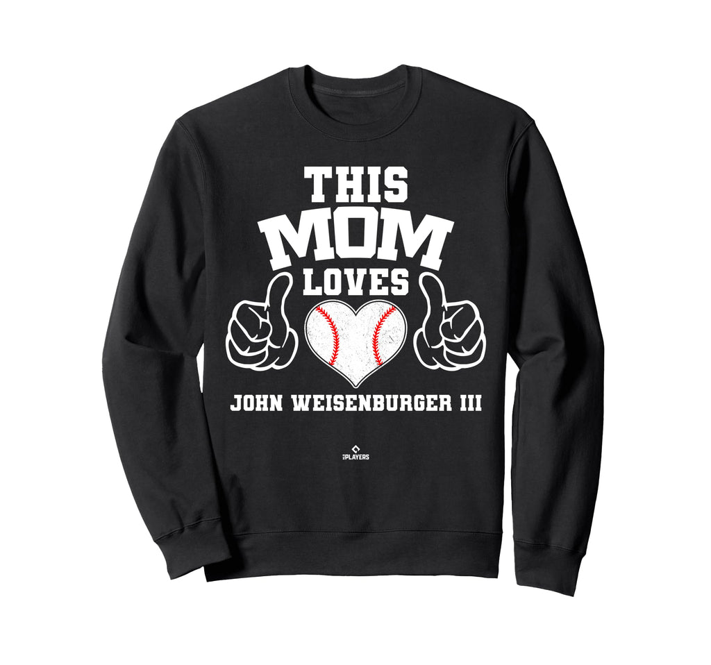 This Mom Loves John Weisenburger Iii Sweatshirt - Trendy Graphic Unisex - T-Shirt, Sweatshirt, Hoodie