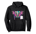 Elephant Japanese Vaporwave Anime Aesthetic Hoodie - Novelty Apparel Unisex - T-Shirt, Sweatshirt, Hoodie
