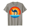 Camel 60 70S Sunset Mammal Animal T-Shirt - Aesthetic Graphic for Adults - T-Shirt, Sweatshirt, Hoodie