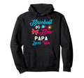 Baseball Or Bow Papa Loves You Hoodie - Casual Everyday Wear for Adults - T-Shirt, Sweatshirt, Hoodie