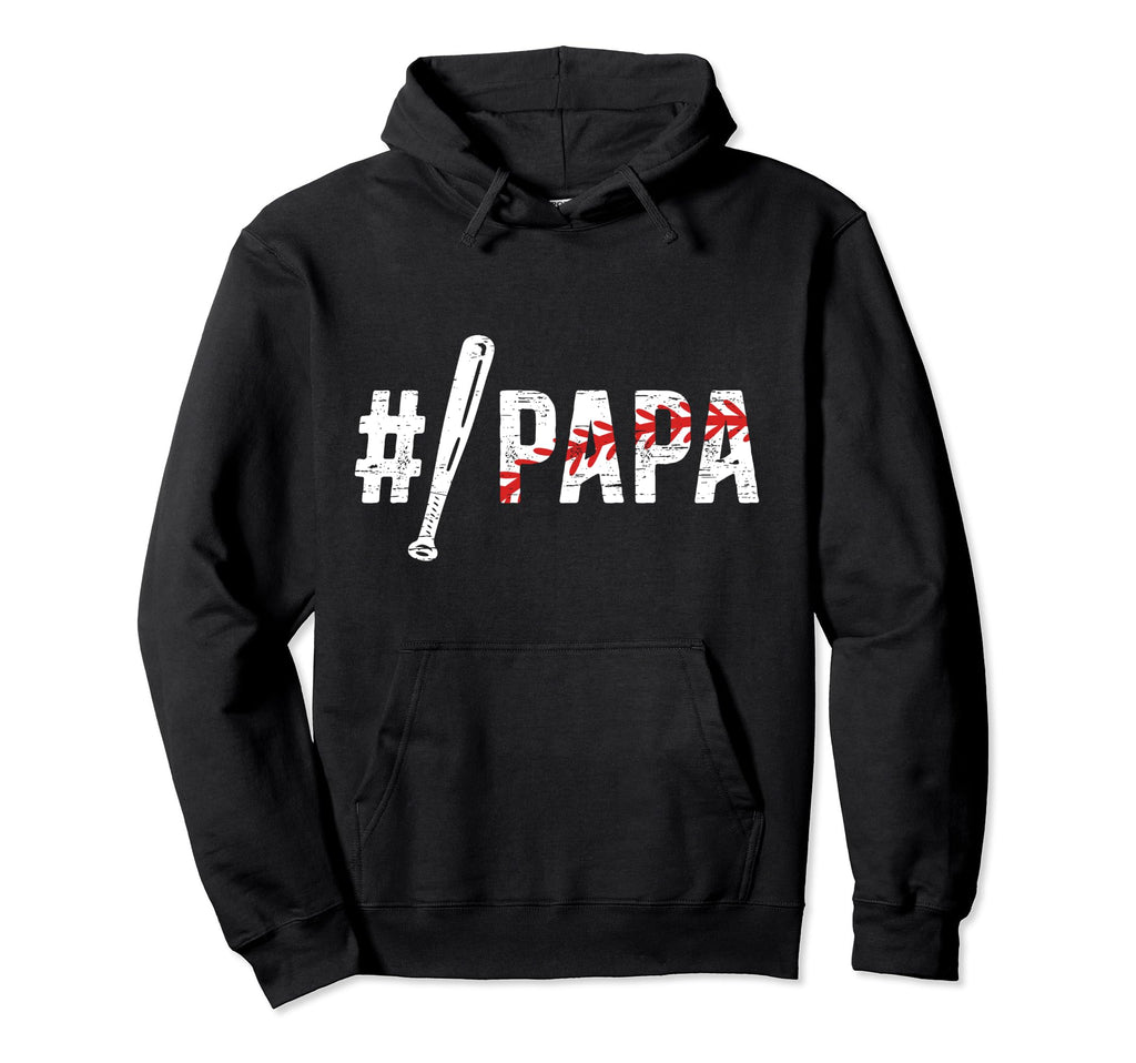 1 Papa Baseball Papa Baseball Player Hoodie - Minimalist Print Men Women - T-Shirt, Sweatshirt, Hoodie