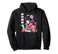 Anime Eating Ramen Vaporwave Aesthetic Hoodie - Streetwear Style Men Women - T-Shirt, Sweatshirt, Hoodie