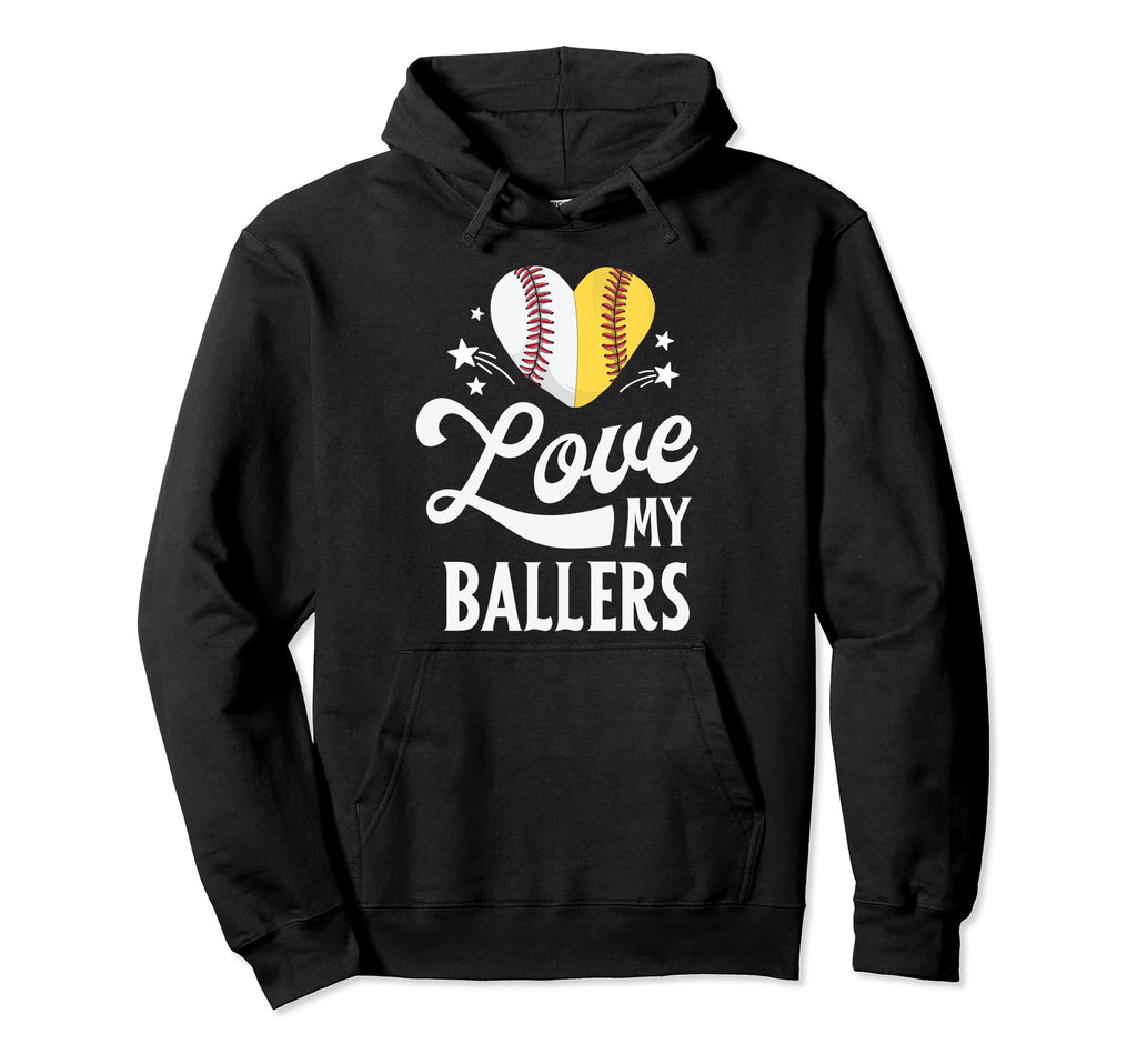 Mom Baseball Shirts Gift Love My Hoodie - Aesthetic Graphic for Adults - T-Shirt, Sweatshirt, Hoodie