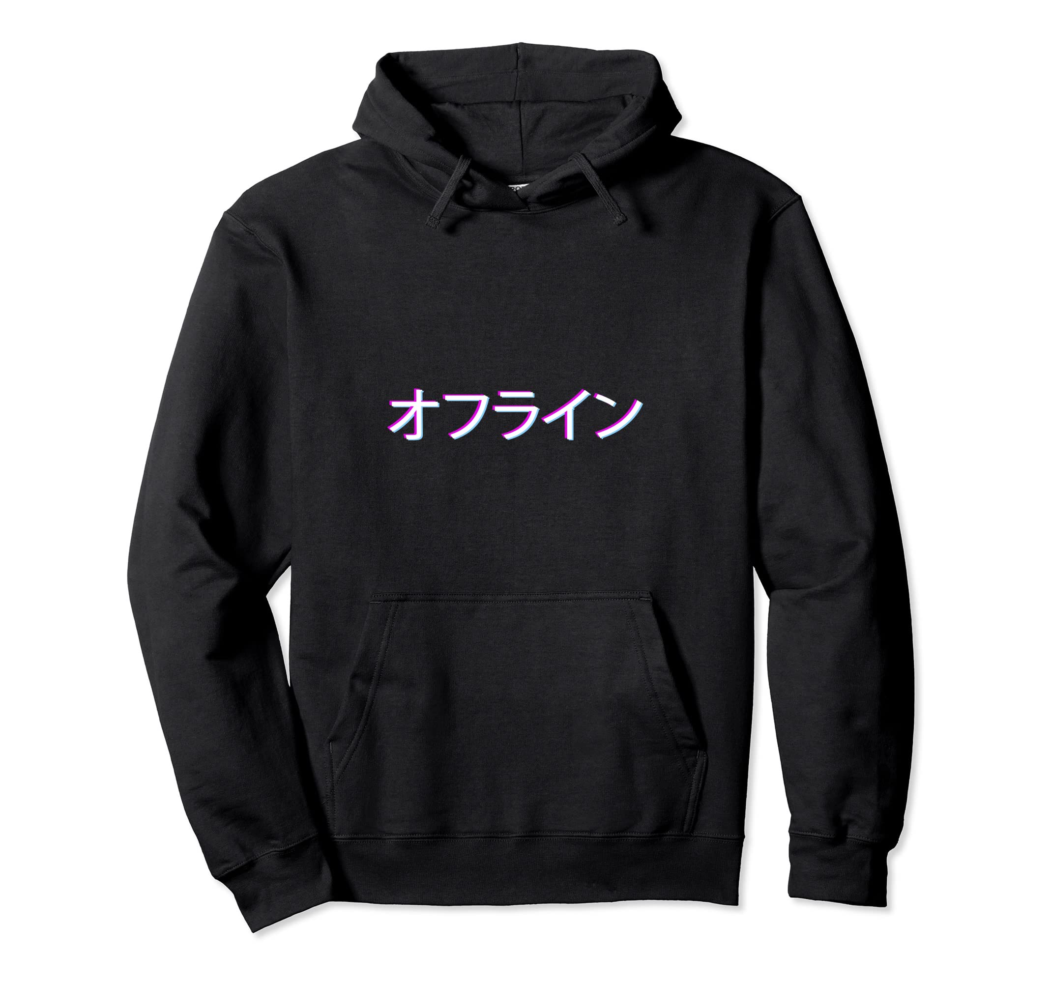 Offline Japanese Vaporwave Aesthetic Hoodie - Novelty Apparel Unisex - T-Shirt, Sweatshirt, Hoodie