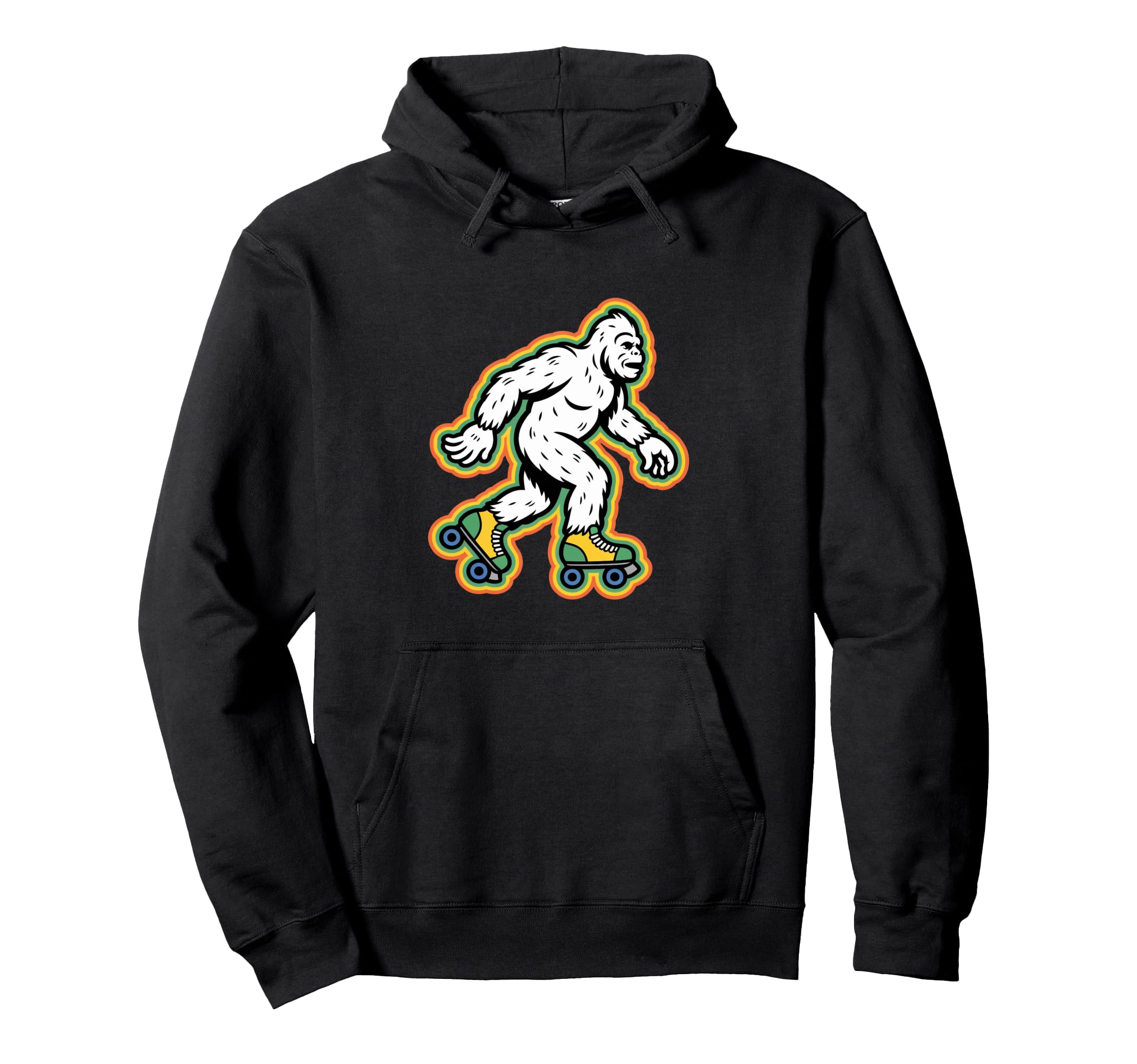Bigfoot Roller Skate Shoes Roller Hoodie - Casual Everyday Wear for Adults - T-Shirt, Sweatshirt, Hoodie