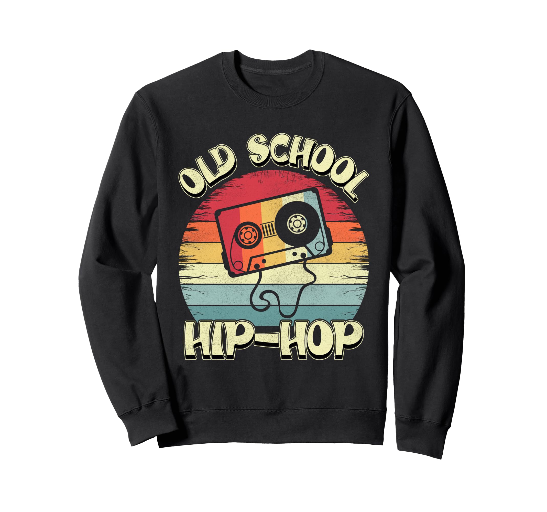 Old School Hip Hop 80S 90S Music Sweatshirt - Unique Graphic Men Women - T-Shirt, Sweatshirt, Hoodie