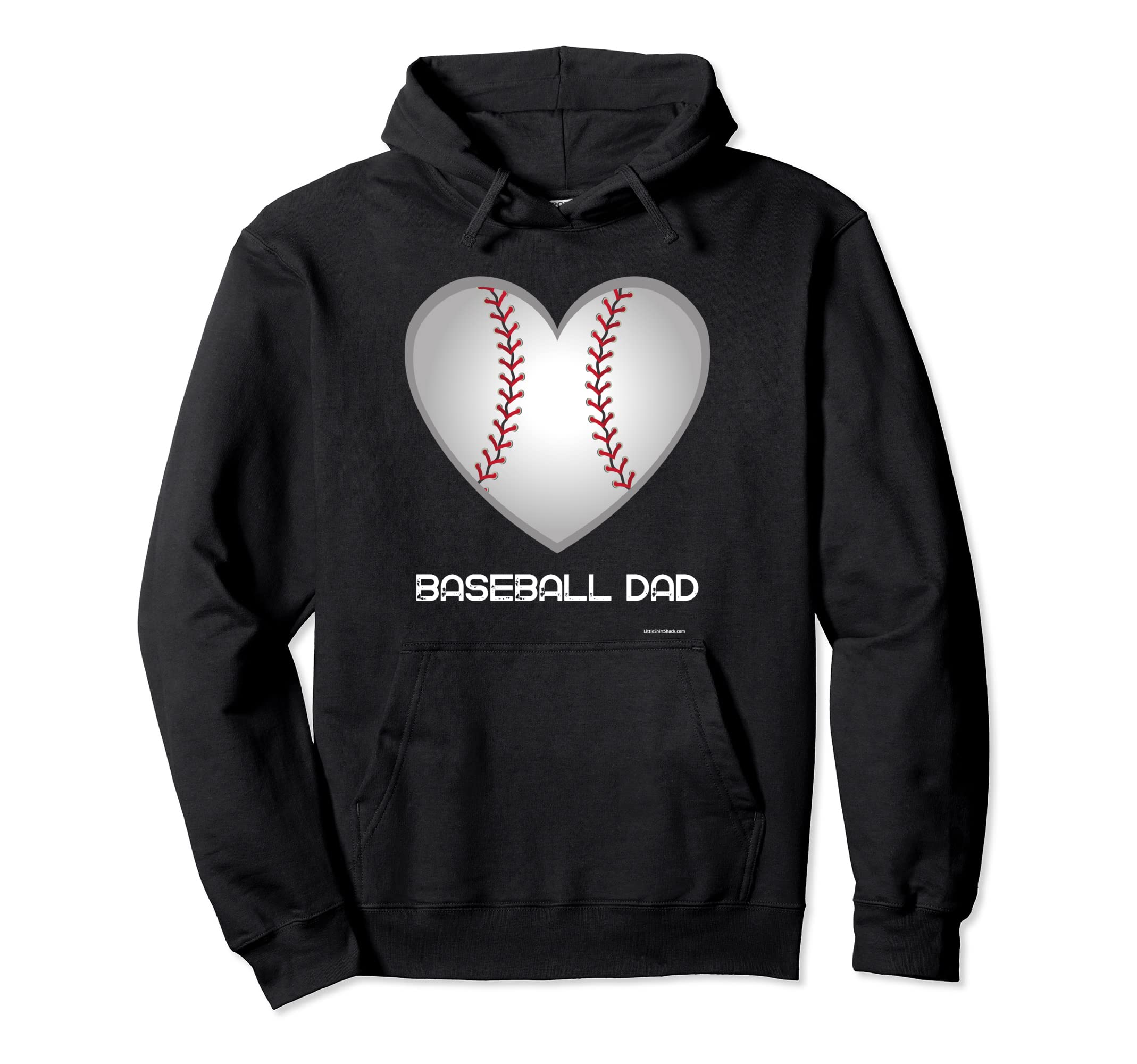 Baseball Dad Heart Base Ball Homerun Bat Hoodie - Graphic Print Unisex - T-Shirt, Sweatshirt, Hoodie