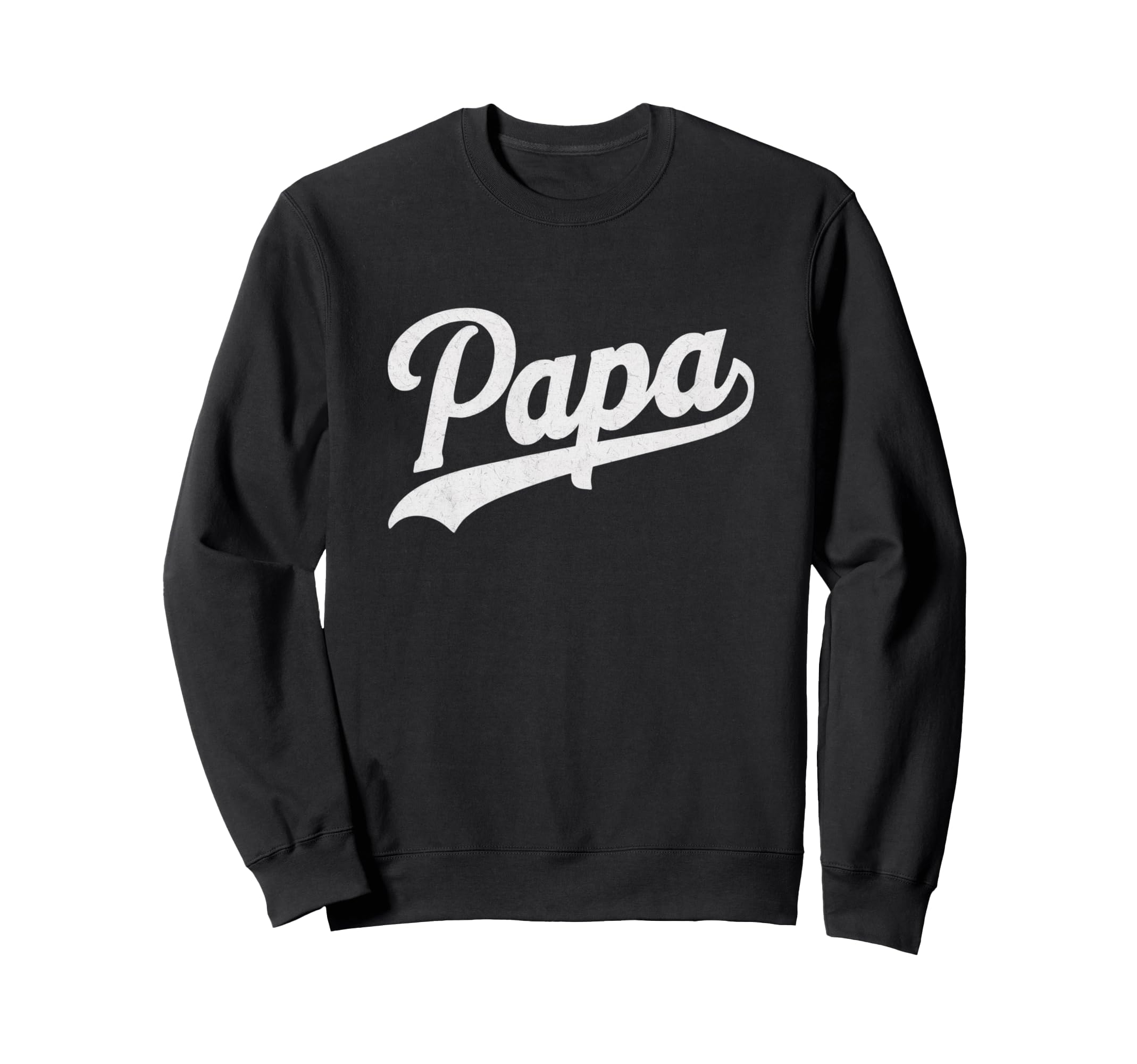 Papa Baseball Script Sweatshirt - Trendy Graphic for Adults - T-Shirt, Sweatshirt, Hoodie