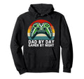 Dad Day Gamer Night Console Gamer Fathers Hoodie - Unique Graphic Unisex - T-Shirt, Sweatshirt, Hoodie