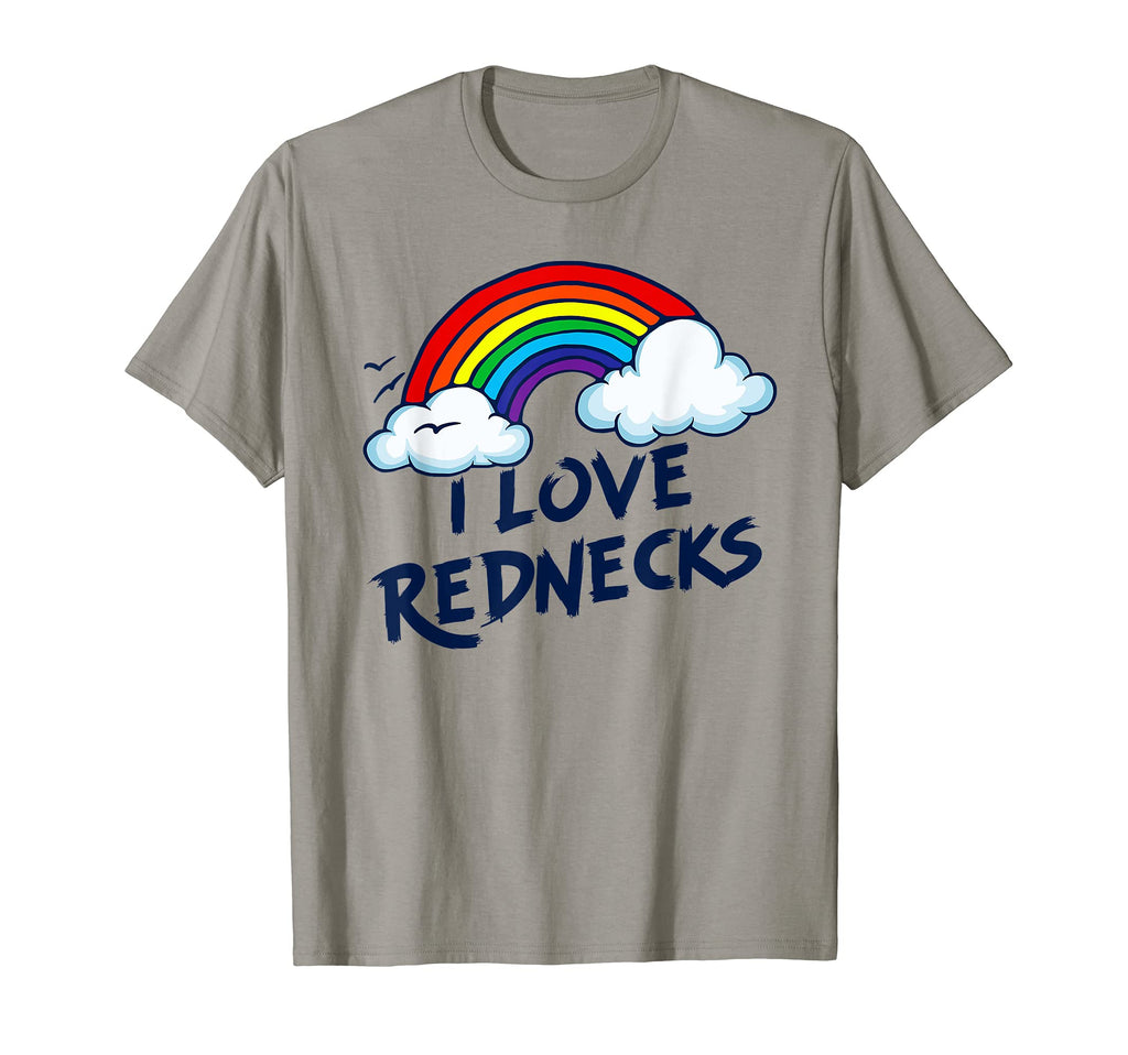 I Love Rednecks Funny Southern Rural T-Shirt - Custom Art Print Unisex - T-Shirt, Sweatshirt, Hoodie