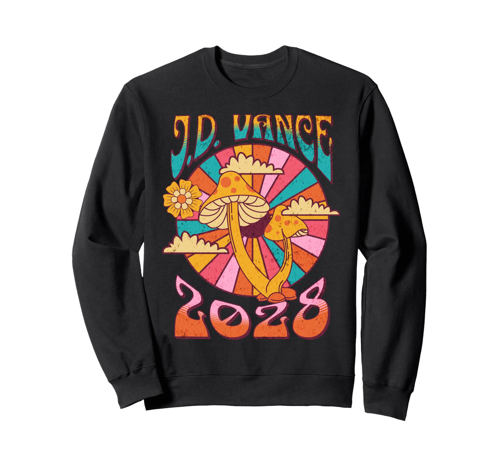 Jd Vance 2028 Boho Hippie Trendy Sweatshirt - Novelty Apparel Men Women - T-Shirt, Sweatshirt, Hoodie