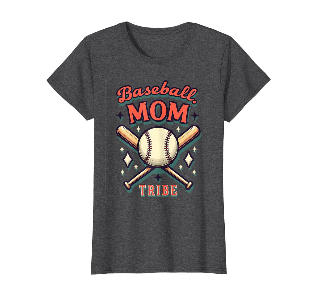 Baseball Mom Tribe Proud Sports Parent T-Shirt - Novelty Apparel Unisex - T-Shirt, Sweatshirt, Hoodie