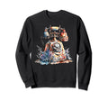 Phone Floral Watercolor Boho Sweatshirt - Novelty Apparel Men Women - T-Shirt, Sweatshirt, Hoodie