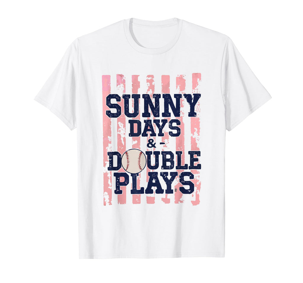 Coquette Bow Game Day Baseball Sunny T-Shirt - Minimalist Print for Adults - T-Shirt, Sweatshirt, Hoodie