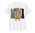 Softball Mama Leopard Coquette Bow Game T-Shirt - Trendy Graphic Unisex - T-Shirt, Sweatshirt, Hoodie