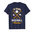 Mens 75 Years Baseball Wisdom Sport T-Shirt - Streetwear Style Men Women - T-Shirt, Sweatshirt, Hoodie