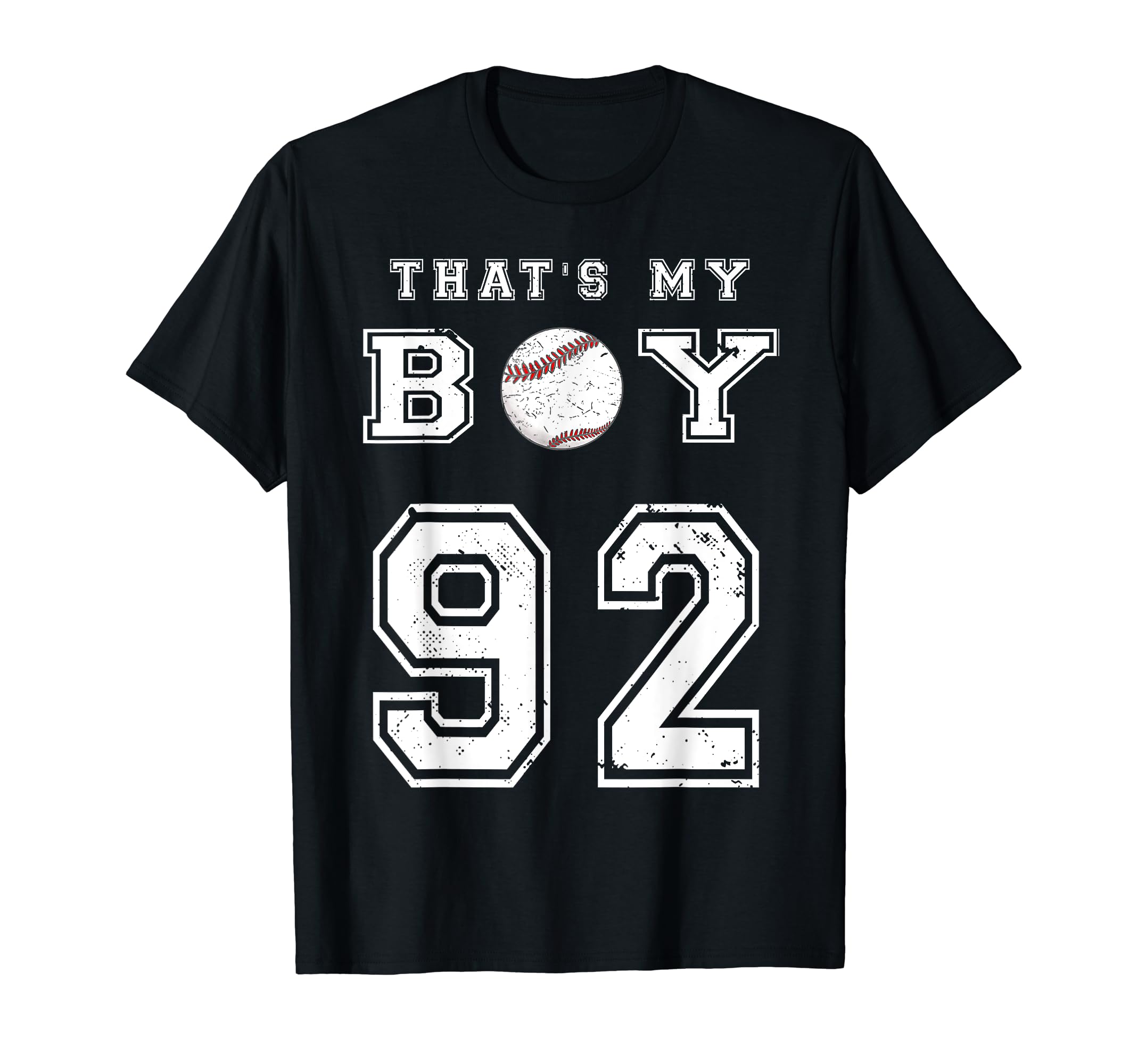 Thats My Baseball 92 Jersey Number Mom T-Shirt - Streetwear Style Unisex - T-Shirt, Sweatshirt, Hoodie