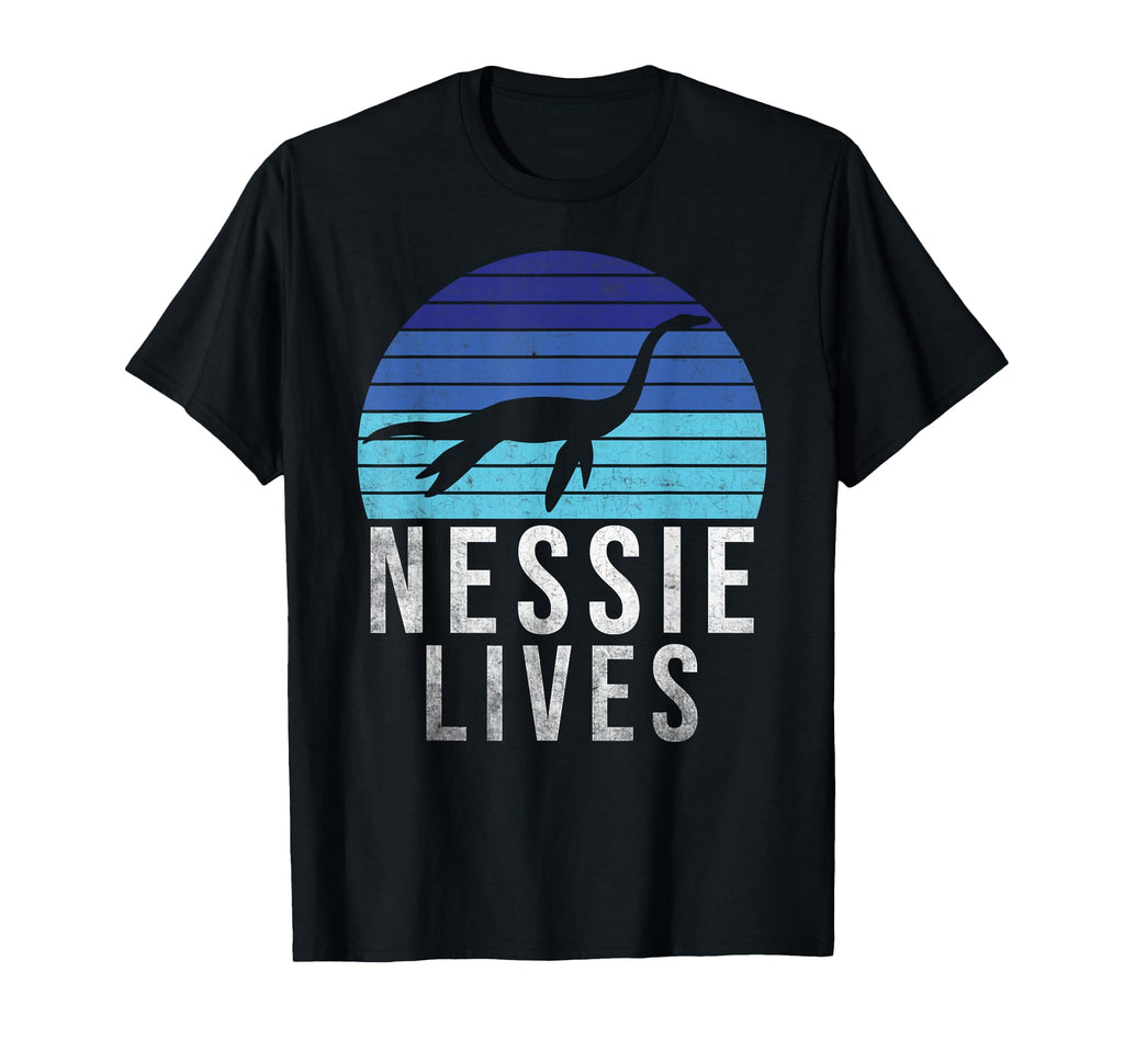 Nessie Lives Loch Ness Ocean T-Shirt - Casual Everyday Wear Men Women - T-Shirt, Sweatshirt, Hoodie