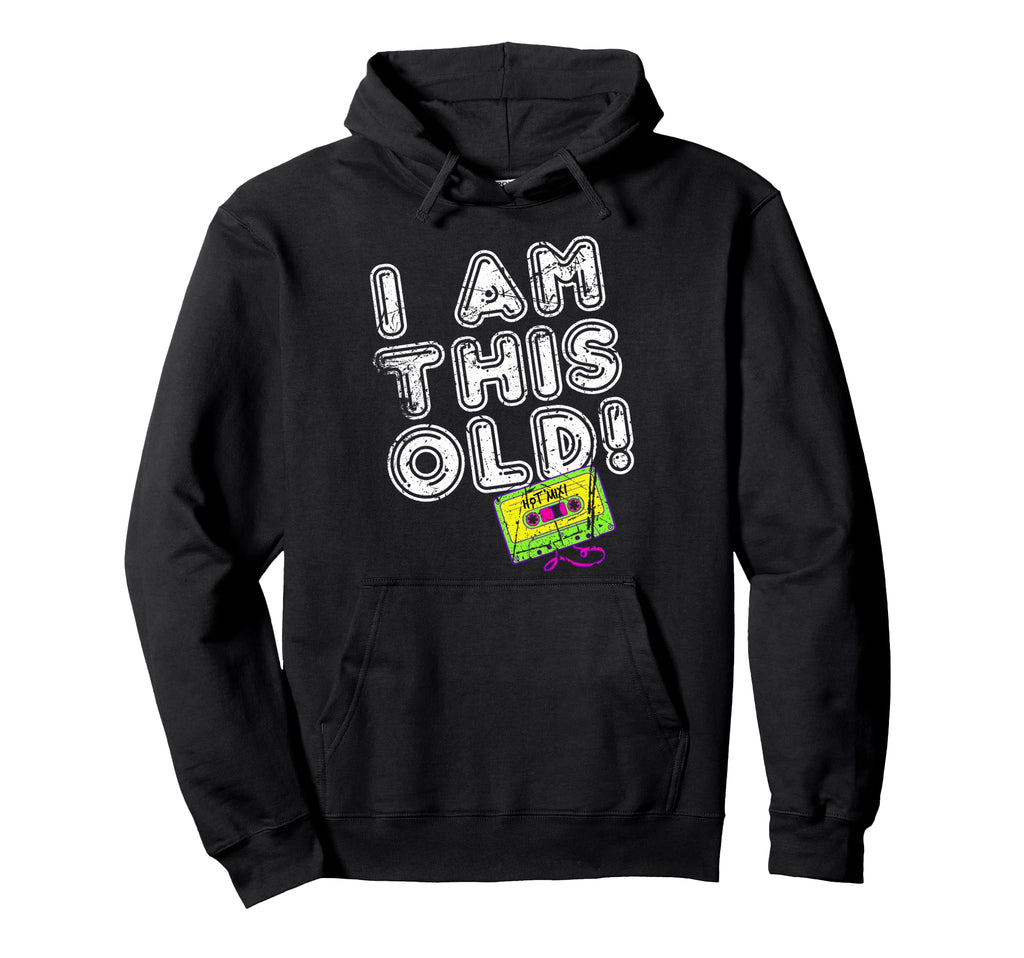 80S Music Birthday Audio Cassette Tape Hoodie - Novelty Apparel Men Women - T-Shirt, Sweatshirt, Hoodie