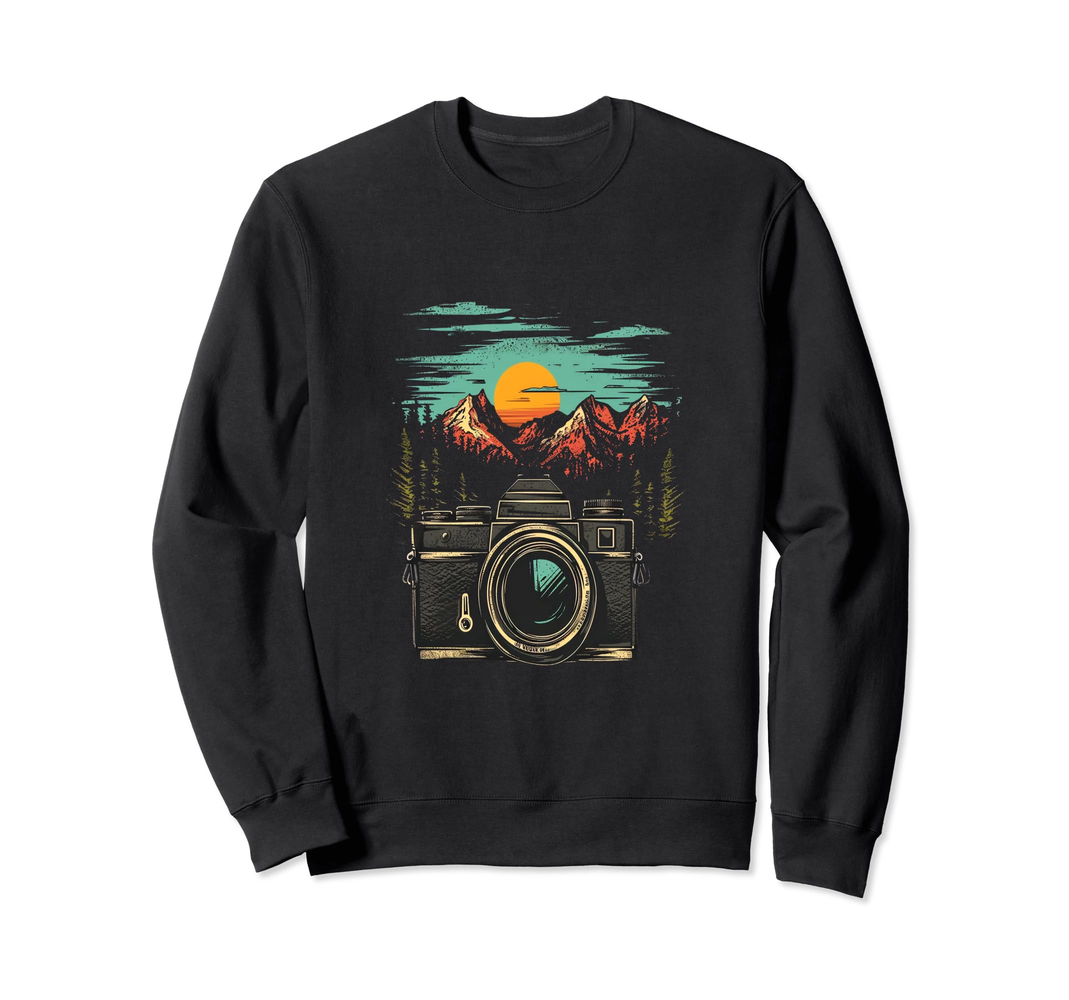 Photography Camera Mountain Nature Sweatshirt - Streetwear Style Men Women - T-Shirt, Sweatshirt, Hoodie