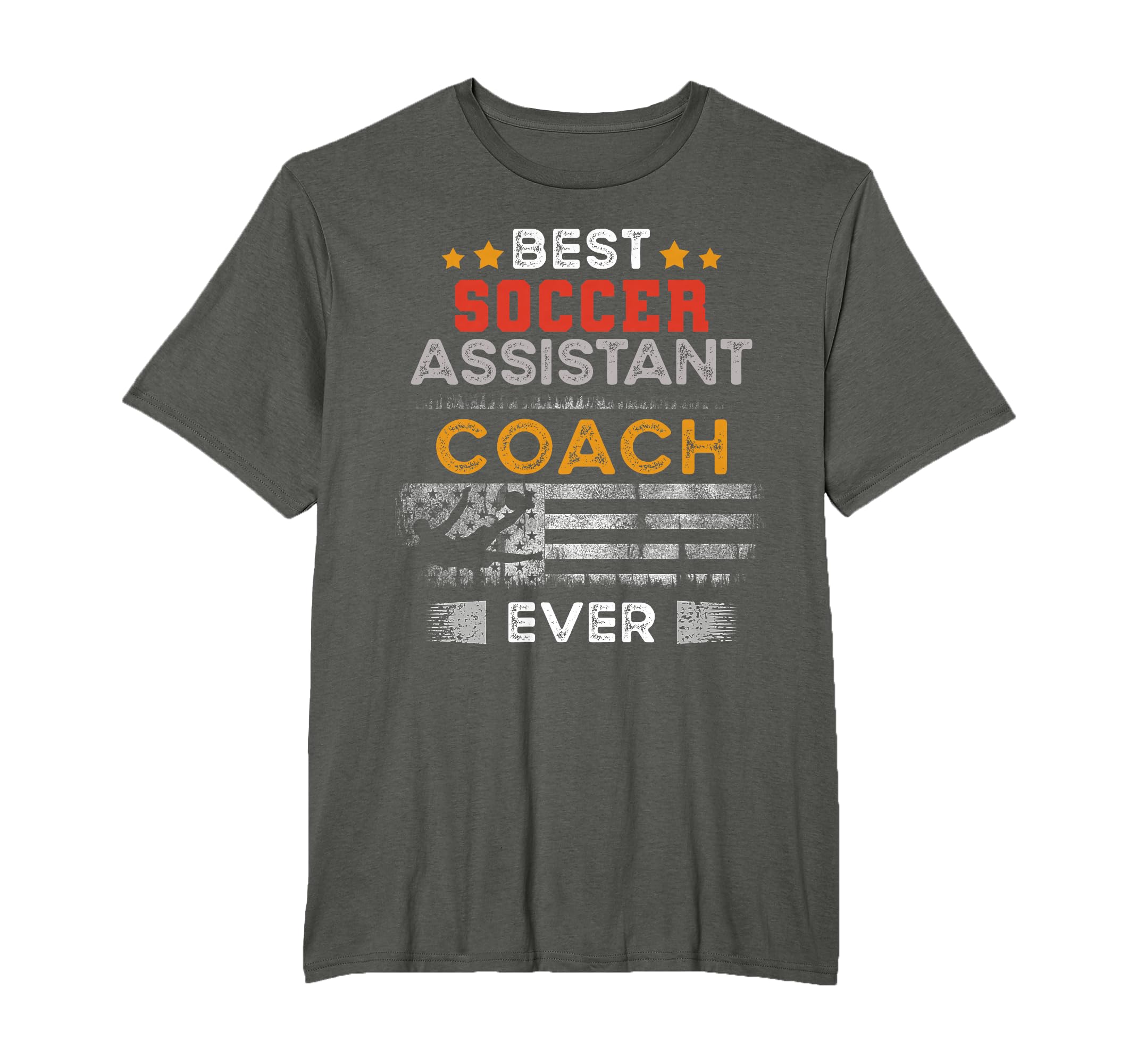 Best Soccer Assistant Coach Ever T-Shirt - Novelty Apparel for Adults - T-Shirt, Sweatshirt, Hoodie