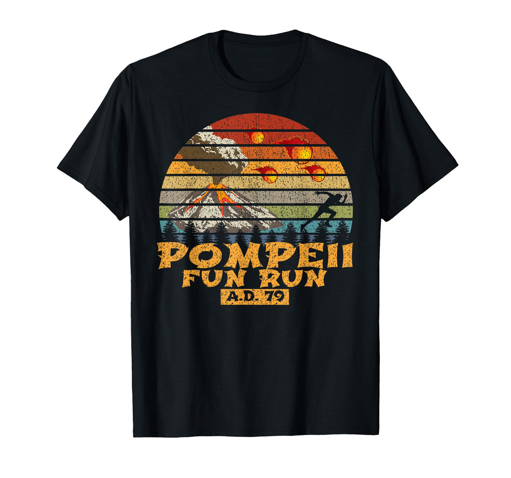 Pompeii Fun Run Display Distressed T-Shirt - Custom Art Print Unisex - T-Shirt, Sweatshirt, Hoodie