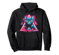 Cat Vaporwave Retrowave Aesthetic Hoodie - Trendy Graphic Men Women - T-Shirt, Sweatshirt, Hoodie