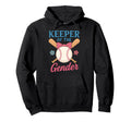 Keeper Gender Baseball Or Bows Funny Hoodie - Custom Art Print for Adults - T-Shirt, Sweatshirt, Hoodie