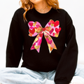 Glittery Heart Ribbon, Love, Valentine's Day - Adult & Kids T-Shirts, Sweatshirts & Hoodies apparel design preview 1