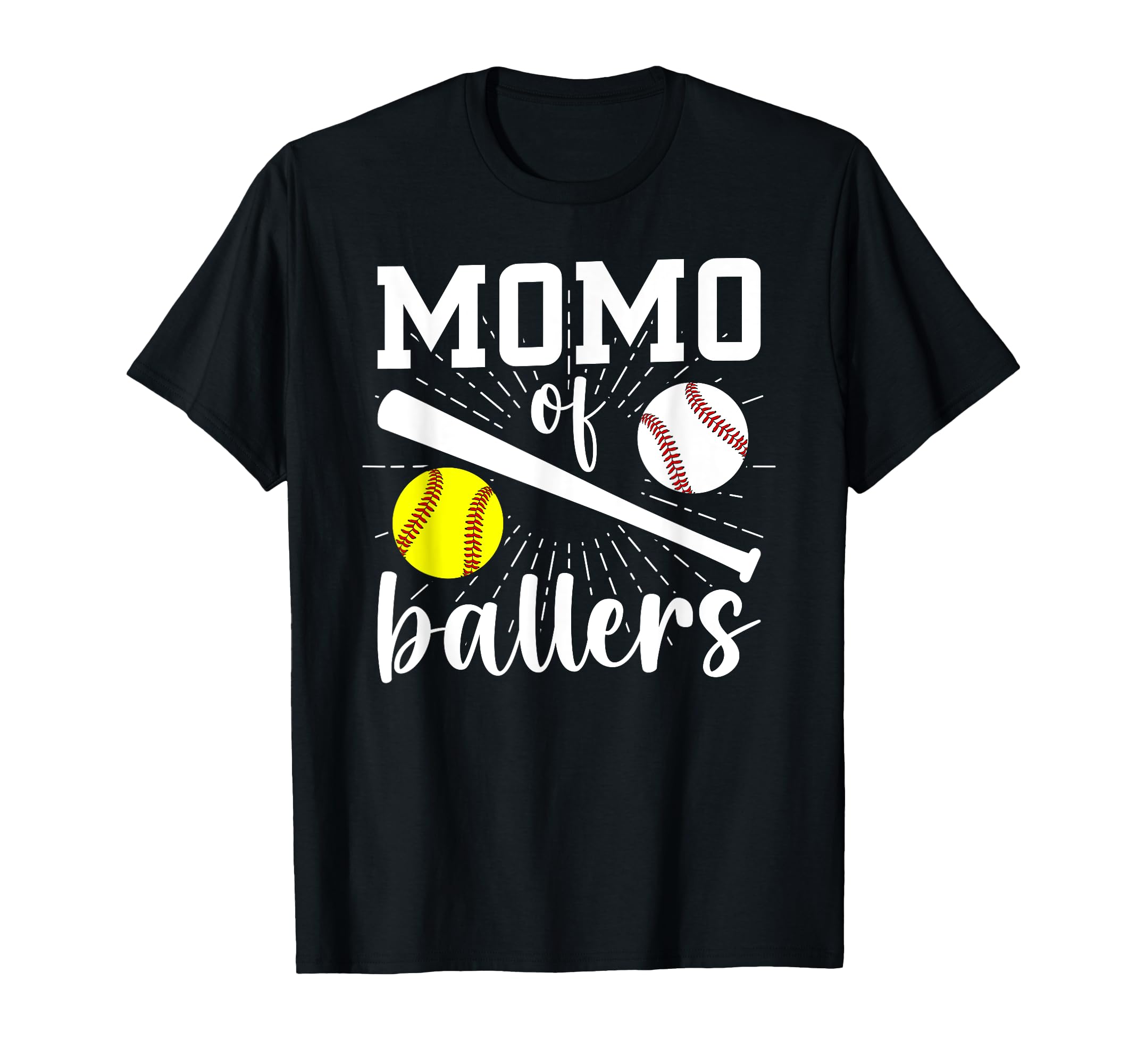 Momo Ballers Proud Baseball Softball Momo T-Shirt - Trendy Graphic Unisex - T-Shirt, Sweatshirt, Hoodie