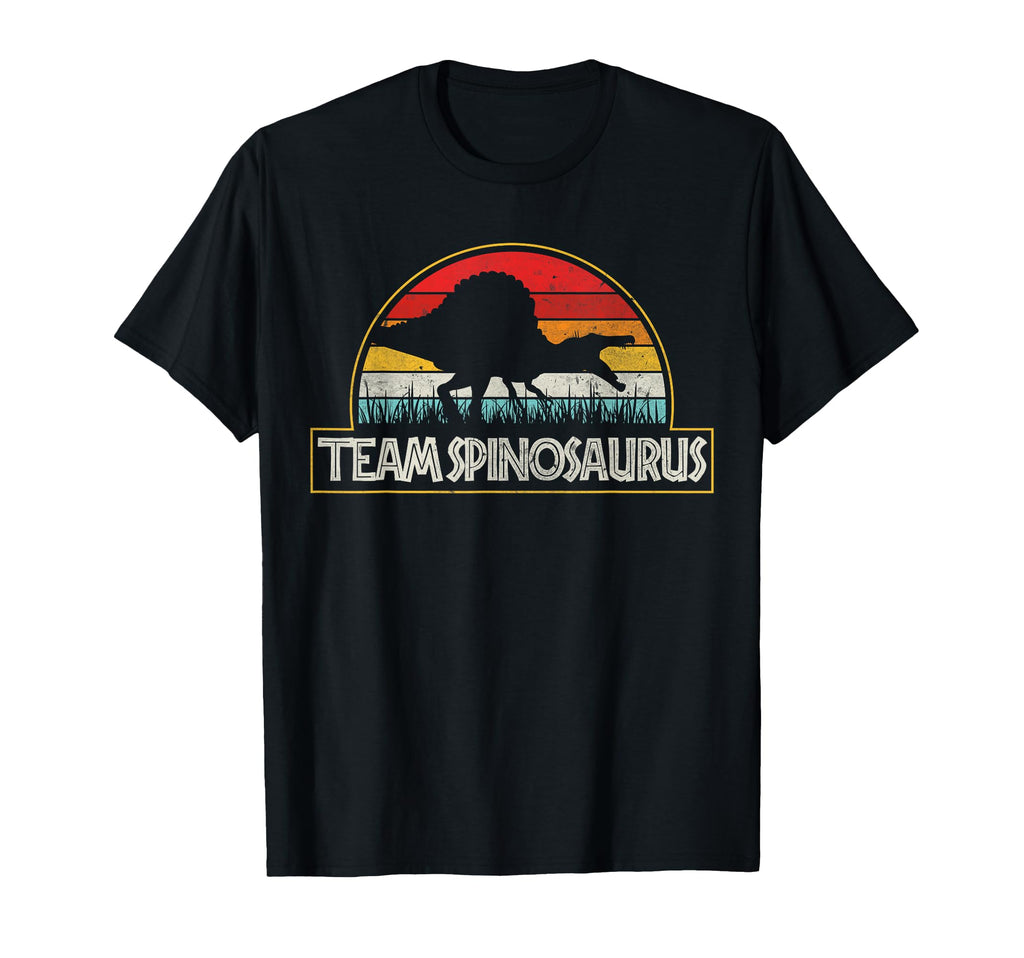 Team Spinosaurus Sunset Dinosaur Lover T-Shirt - Trendy Graphic for Adults - T-Shirt, Sweatshirt, Hoodie